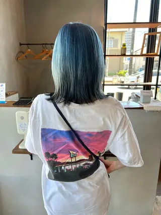 カラー 透明感/ハイトーン /デザインカラー大輝のヘアスタイル