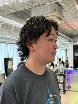 パーマ メンズ ANY/メンズ特化/ シバヤ　ユウキのヘアスタイル