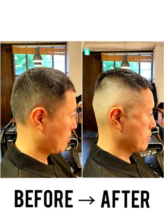 メンズ 早稲田/メンズ専門 /フェード/葛西裕季のヘアスタイル