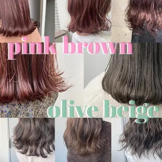 ロング カラー ヘアアレンジ 赤味消し.髪質改善 🌿𝘠𝘜𝘙𝘐のヘアスタイル