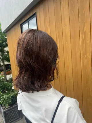パーマ 吉田 咲樹のヘアスタイル
