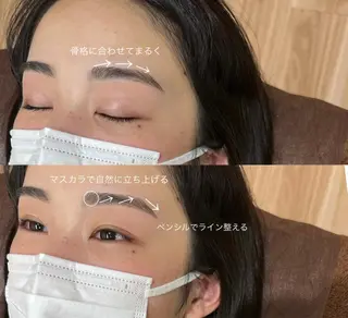 アイブロウ three所属・three tomomiのマツエク・マツパデザイン