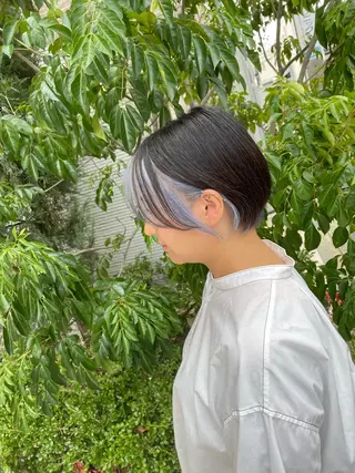 ショート 亀川蓮 Agu hairのヘアスタイル