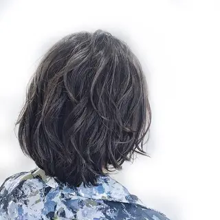ミディアム カラー パーマ エリア人気No.1 美容室Ash西船橋のヘアスタイル