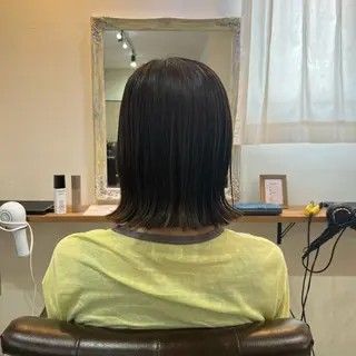 ショート 切りっぱなしボブ 👩🏼ミニボブのヘアスタイル