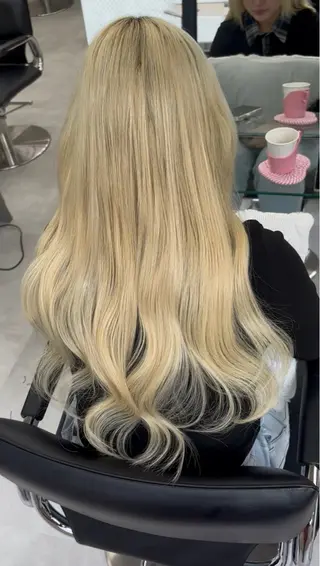 ロング 羽エクステ/シール エクステ/横浜駅5分のヘアスタイル