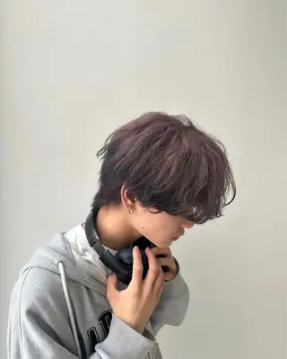 カラー メンズ パーマ/カット ひより🎀🎀のヘアスタイル