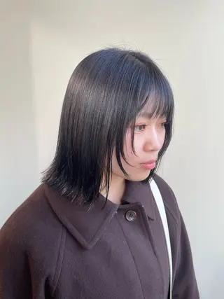 ミディアム カラー Toiro 横浜所属・🎀レイヤー/パーマ カラー/ai🎀のヘアスタイル