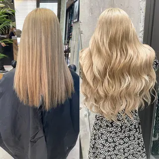 ロング カラー ヘアアレンジ TATSUYA アートディレクターのヘアスタイル