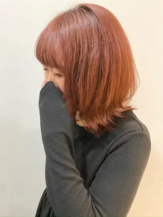 セミロング エンテ所属・en-te:堀 恵里那のヘアスタイル