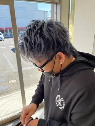 メンズ 吹田 駿 髪質改善縮毛矯正のヘアスタイル