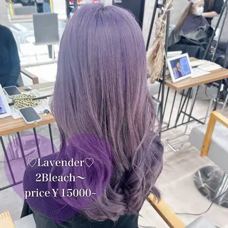 ロング カラー 💕ブリーチ/ヘアメ 🎀YUUKAのヘアスタイル