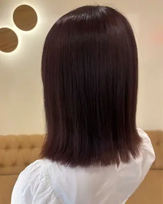 ミディアム カラー 暖色/ミルクティー/ レイヤー/yuriaのヘアスタイル