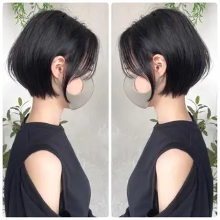 ショート カラー 京都大人女性ショート 徒歩1分/秋山のヘアスタイル