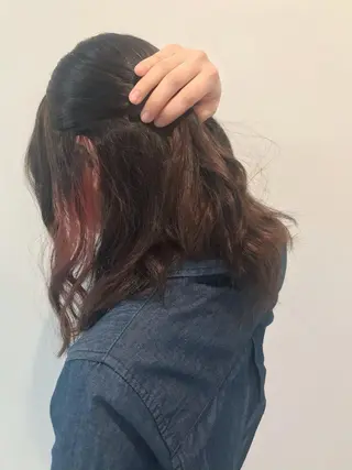 セミロング カラー 🍒memelu明石 🍒imamuraのマツエク・マツパデザイン