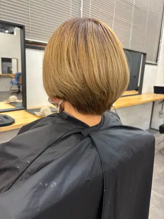 ショート エクステ/心斎橋/ ハイトーン/ミサキのヘアスタイル