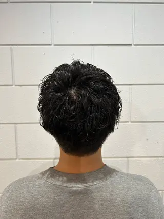 パーマ メンズ 相澤 拳のヘアスタイル