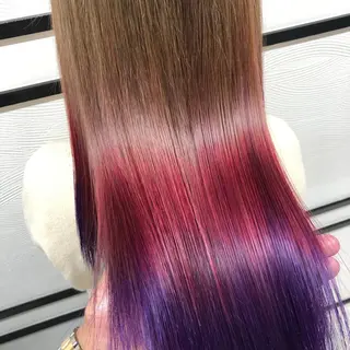 ロング カラー 指名支持率NO.1 スタイリストのヘアスタイル