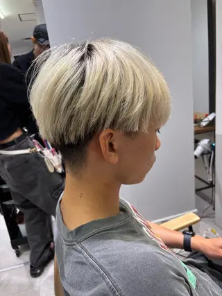 ショート カラー メンズ 🌟ボブ／ショート 似合わせ🥇🌟のヘアスタイル