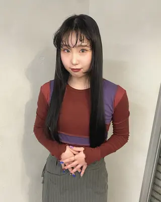 ロング カラー ブリーチ/ベージュ 💕/momoaのヘアスタイル