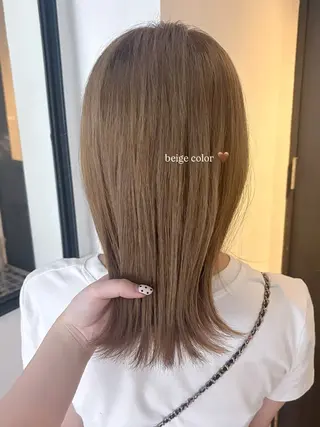 ロング イチセ ユキのヘアスタイル