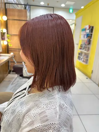 カラー Ancheri by flammeum戸塚店所属・ひな/ボブカット/ ブリーチなしWカラーのヘアスタイル