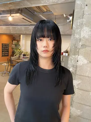 セミロング カラー GATTACA所属・KEI gattacaのヘアスタイル