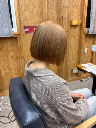 ミディアム ボブ/ショートカット モデル急募🫧あずみのヘアスタイル