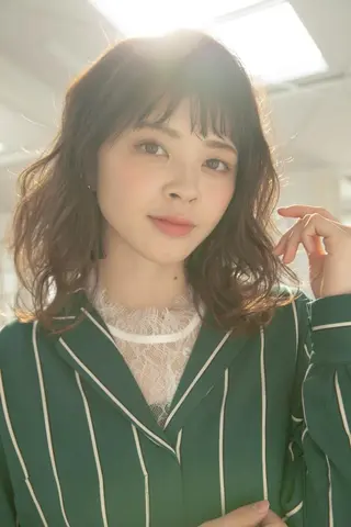 ミディアム 美髪形成!色素改善! 秋田 和輝のヘアスタイル