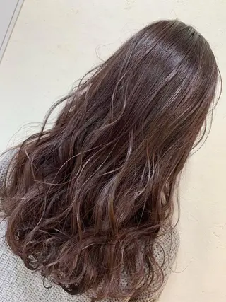 セミロング カラー 天野 開のヘアスタイル