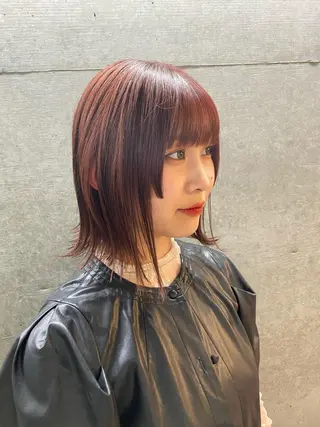ミディアム カラー アンリ【Henri】所属・原宿アンリ 山下卓也のヘアスタイル