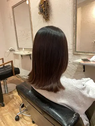 セミロング 浅沼 ほのかのヘアスタイル