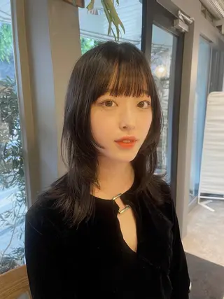 セミロング ano @anomukuiのヘアスタイル