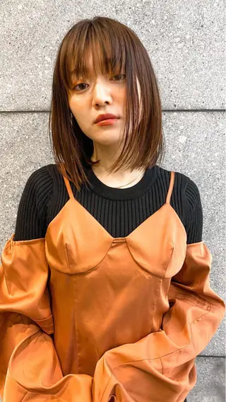 ミディアム カラー パーマ 似合わせ×美髪改善✨ Yutoのヘアスタイル