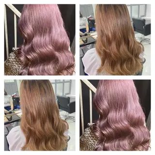 セミロング カラー ヘアアレンジ 🎀推し活ヘアー🎀 Yuuna🐰💖のヘアスタイル