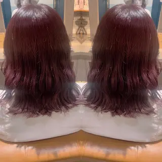 ミディアム カラー 韓国🇰🇷 ✂︎hair 内田愛のヘアスタイル