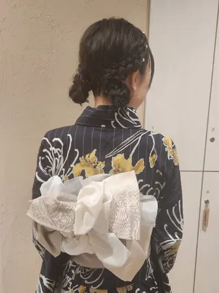 ヘアアレンジ あかね☆ヘアアレンジ /ボブ/縮毛矯正のヘアスタイル