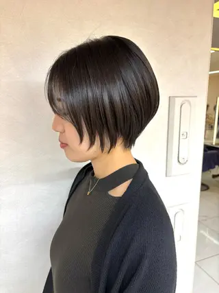ショート ボブ/レイヤー/暖色 カラー/dai🌿のヘアスタイル