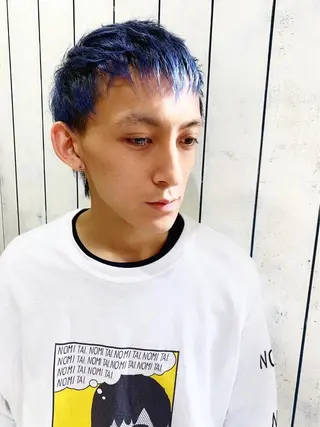 カラー メンズ ショート/ボブ特化 相良 真子のヘアスタイル