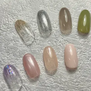 ネイル HIKARI 4uまつ毛ネイルのネイルデザイン