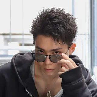 ショート カラー パーマ メンズ メンズ特化 😎キョウヘイ😎のヘアスタイル