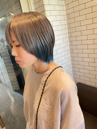 ショート 髪質改善カラー🫧 菜のはのヘアスタイル