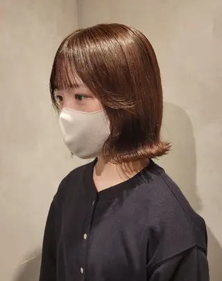 ミディアム Ayu🐾 ブリーチ無しカラーのヘアスタイル