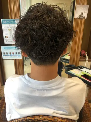 ショート パーマ メンズ メンズパーマ/ スパイキー/神田正紀のヘアスタイル