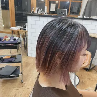 ショート カラー 📍欧米風/デ ザインNO.1/雅のヘアスタイル