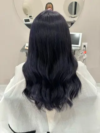 ロング 🫐ブルーラベンダー 髪質改善🫐/MEIのヘアスタイル