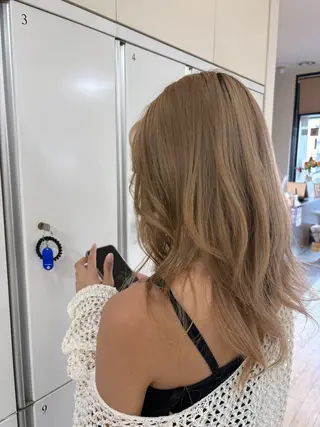 セミロング CREA渋沢 モデル募集🌺アイナのヘアスタイル