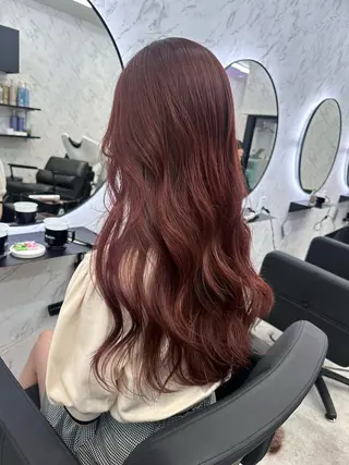 ロング カラー 遠藤沙也加 /レイヤーカットのヘアスタイル