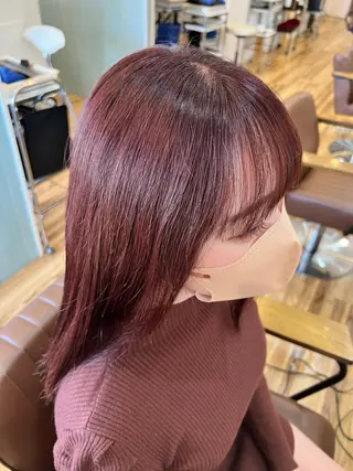 ミディアム カラー 美容室Class所属・🐰ハイトーンカラー 畠山　渡🐰のヘアスタイル