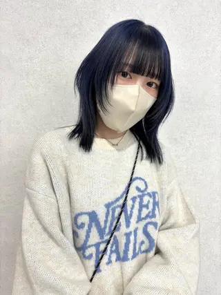 ミディアム カラー 流行りのレイヤーカッ ト得意💖akariのヘアスタイル